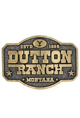 Attitude Jewelry Attitude Yellowstone Dutton Ranch 1886 Brand A910YEL Belt Buckle