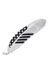 Montana Silversmiths Montana Silversmiths Black Tie Affair American Flag HF4692 Hat Feather