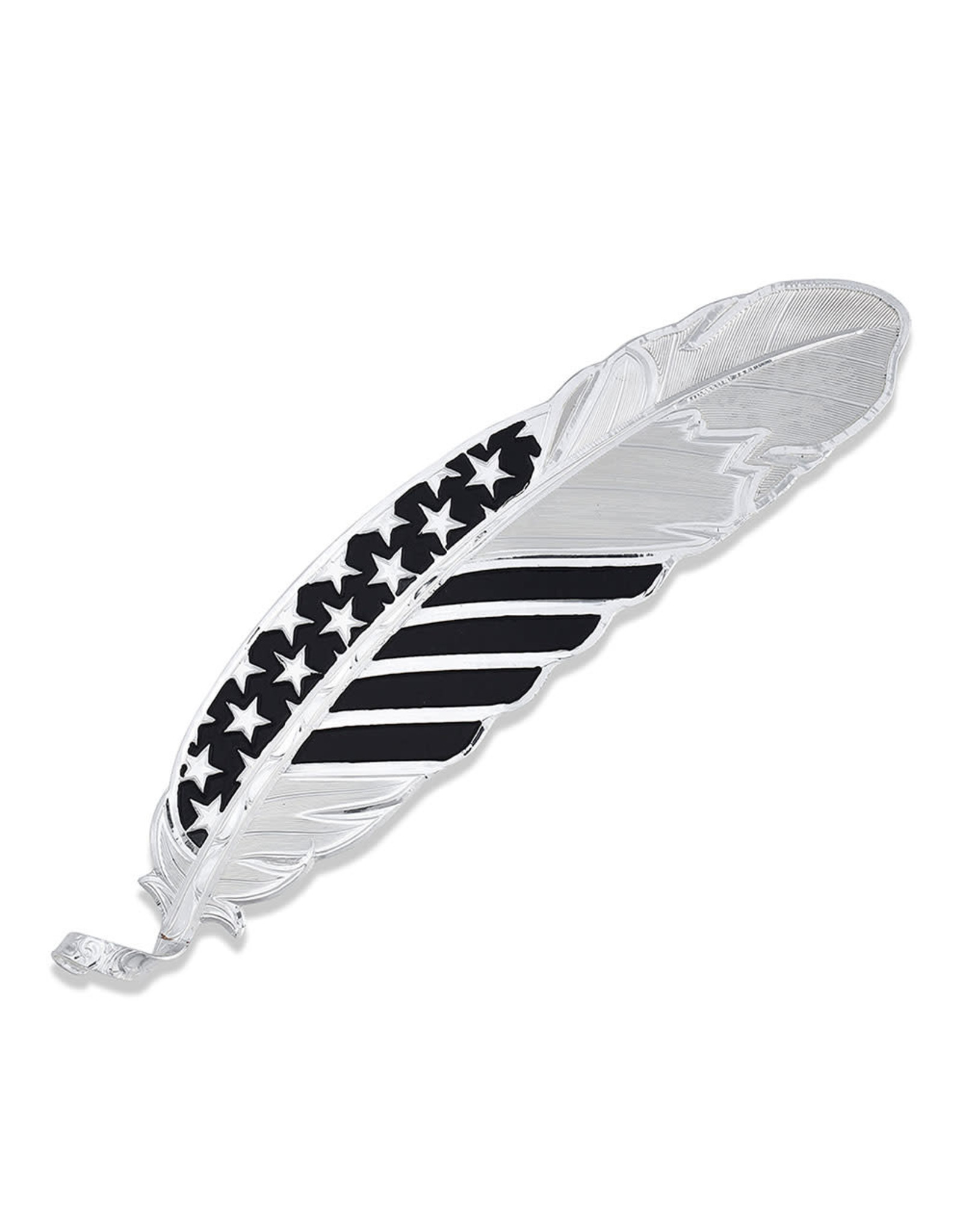 Montana Silversmiths Montana Silversmiths Black Tie Affair American Flag HF4692 Hat Feather