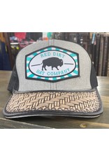 Chase Combs Leather Chase Combs Leather Custom Red Dirt Hat Company Beachnut Trucker Cap
