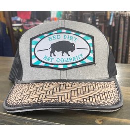 Chase Combs Leather Chase Combs Leather Custom Red Dirt Hat Company Beachnut Trucker Cap