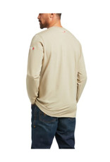 Ariat Men's FR Baselayer Cat 1 10039464 Khaki Long Sleeve Shirt