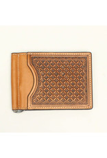 Ariat Nocona Slim Fold Tooled Money Clip Wallet N5412748