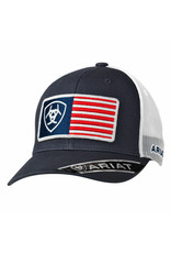 Ariat Men’s Navy Flag Logo Cap 1517603