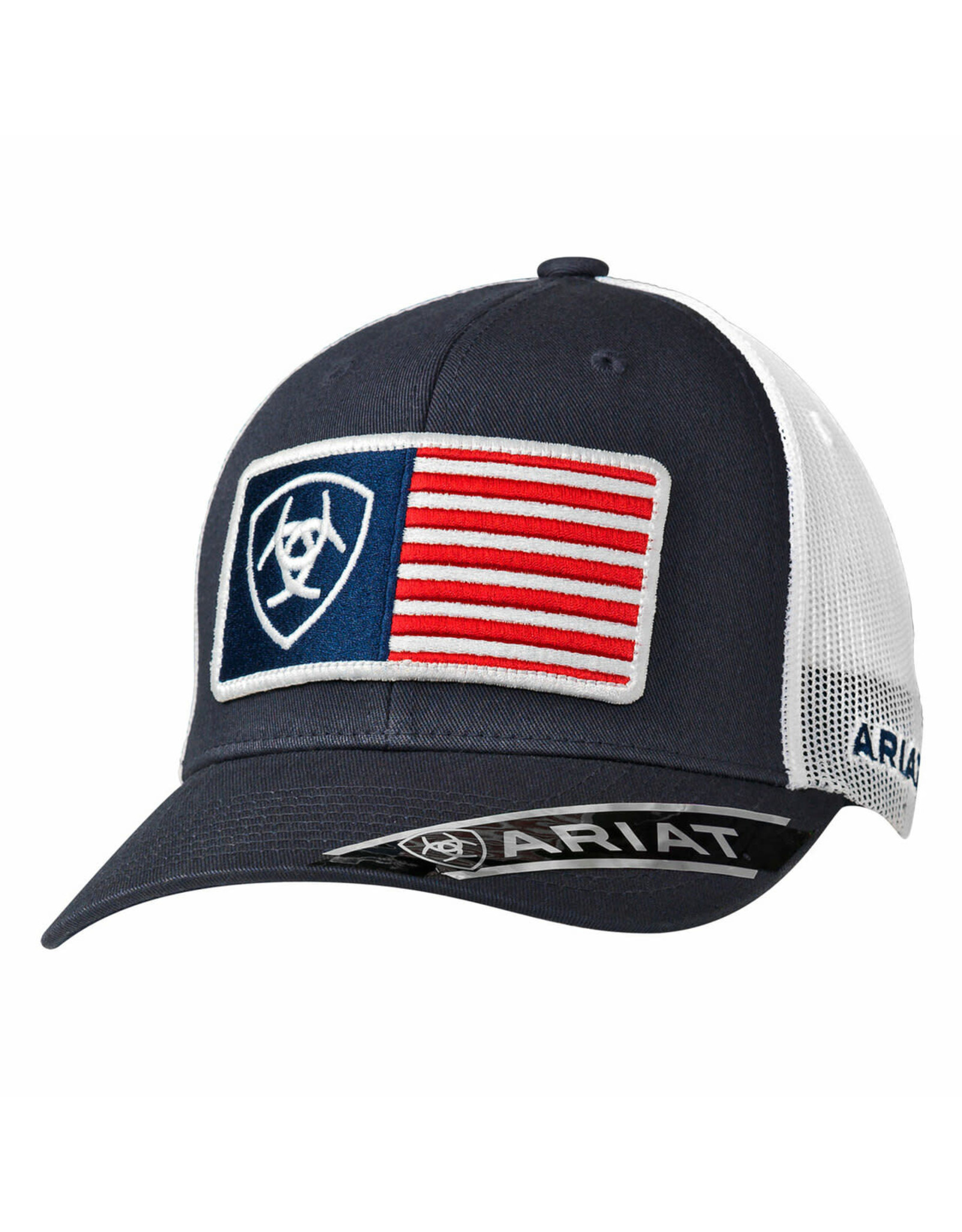 Ariat Men’s Navy Flag Logo Cap 1517603