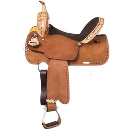 Royal King Reno Buckstitch RK2952-80-12 Youth 12" Wide Tree Barrel Saddle