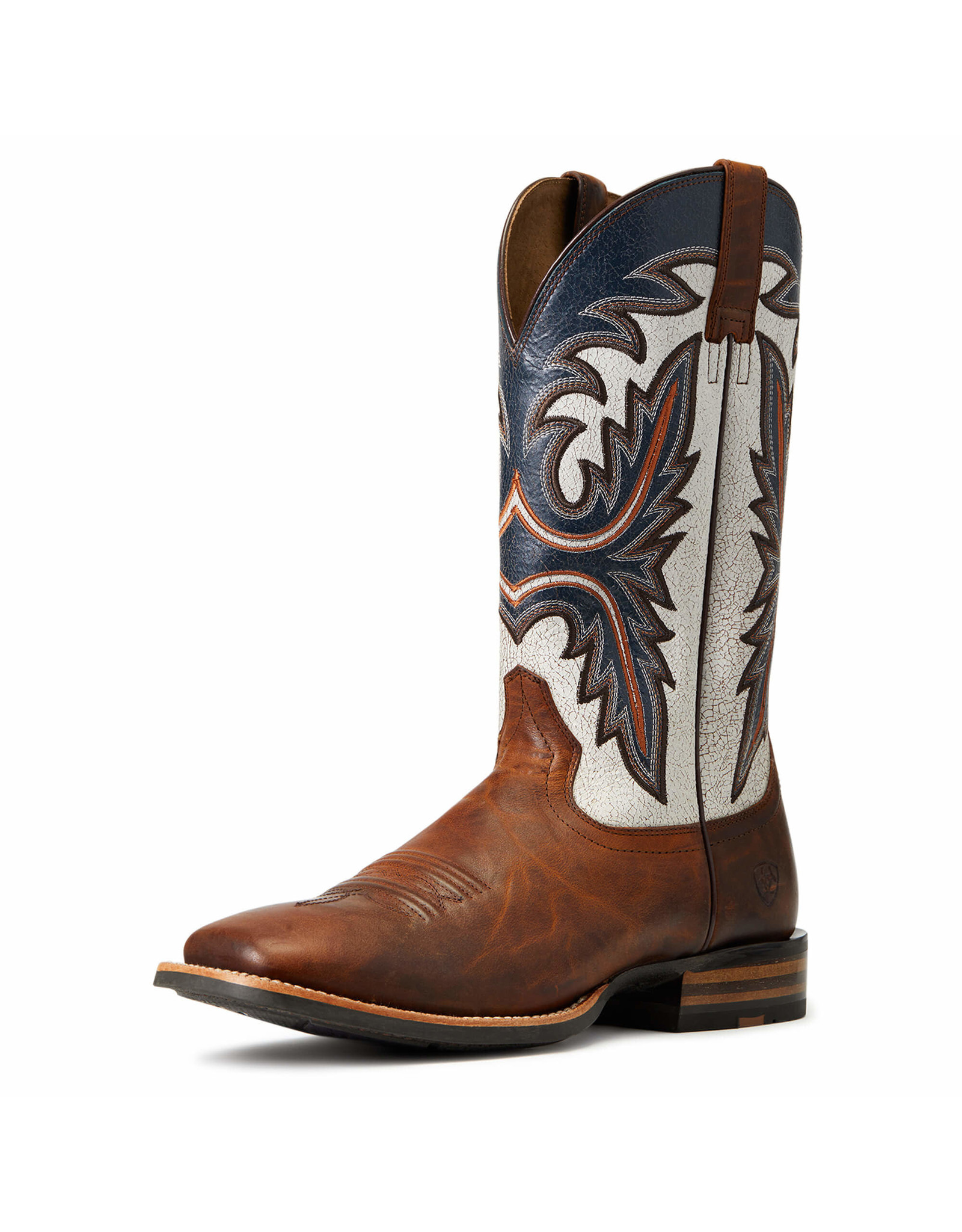 Ariat Men's Brushrider Penny Brown 10040428 Western Boots