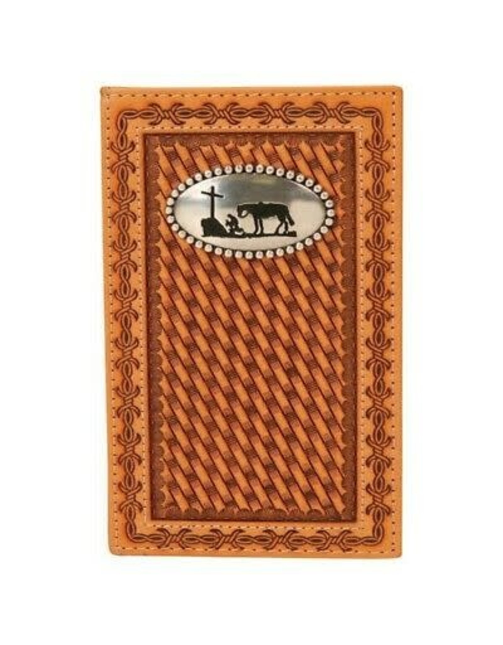 Nocona Nocona Praying Cowboy Rodeo Wallet N5431648