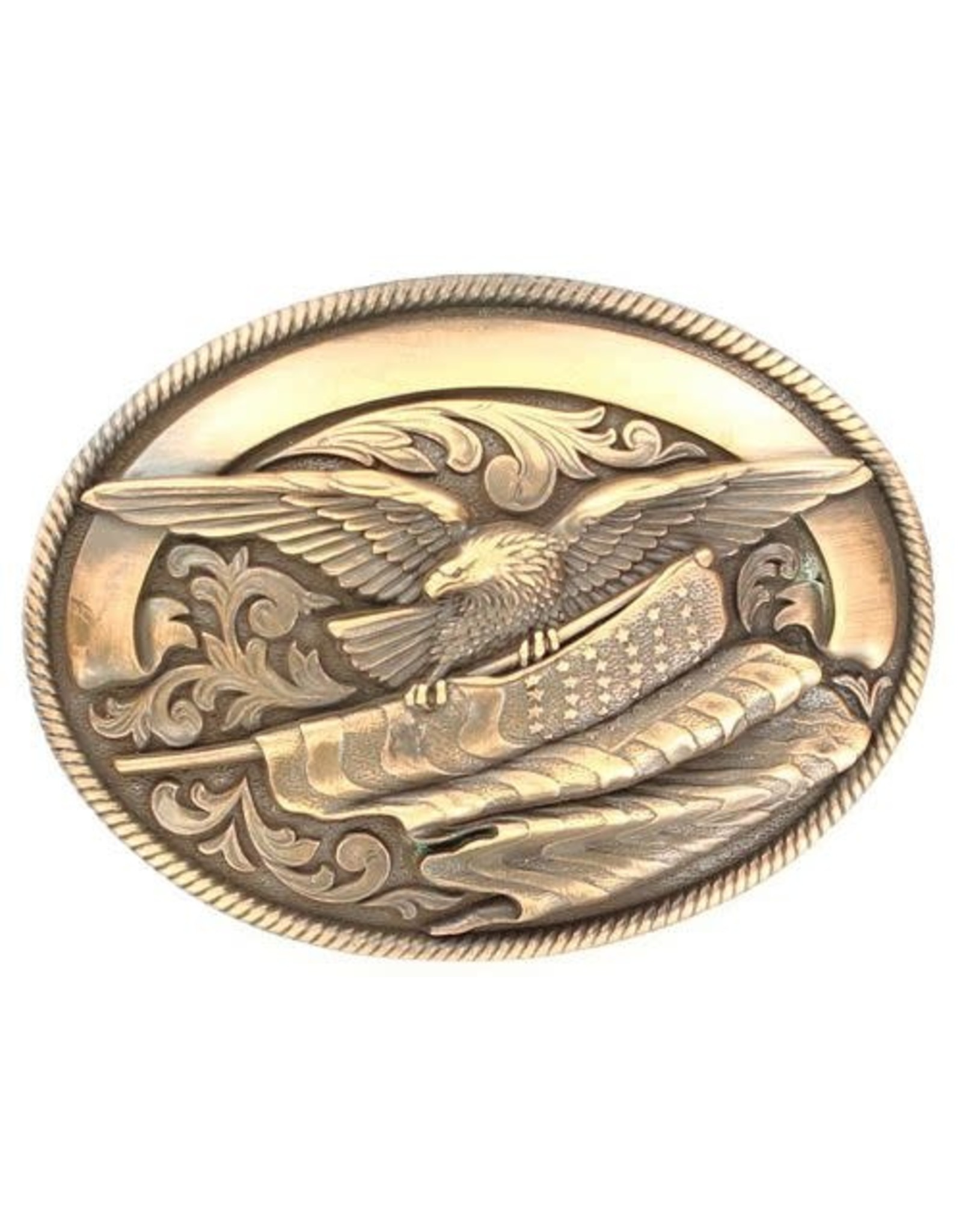 M&F Nocona 37024 Patinaed Eagle Buckle
