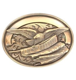 M&F Nocona 37024 Patinaed Eagle Buckle