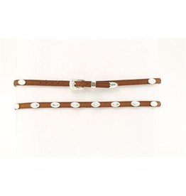 M&F Double S Brown Concho 0237444 Hatband