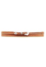 Double S Double S Cognac Basketweave 0234648 Hatband