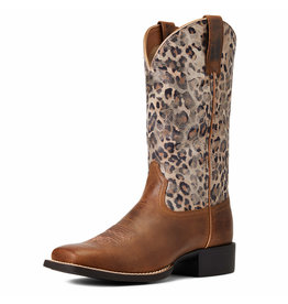 Ariat Ladies Round Up Metallic Cheetah 10040363 Western Boots