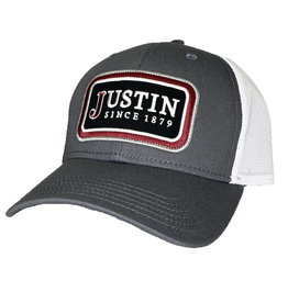 Justin Justin Gray Patch Logo Cap JCBC729-GRY