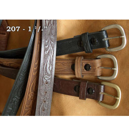 Marc Wolf Marc Wolf Men's 207 Black Western Floral Belt