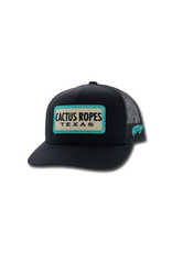 Cactus Hooey Cactus Ropes Teal/Black/Tan CR063 Cap