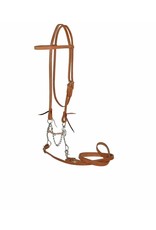 NRCustom Diamond R  Argentine Snaffle Copper Mouth Bit Headstall Combo DR050B