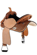 Circle Y The Proven Antique Mansfield 15" Seat Wide Tree 6221-2506-05 Barrel Saddle