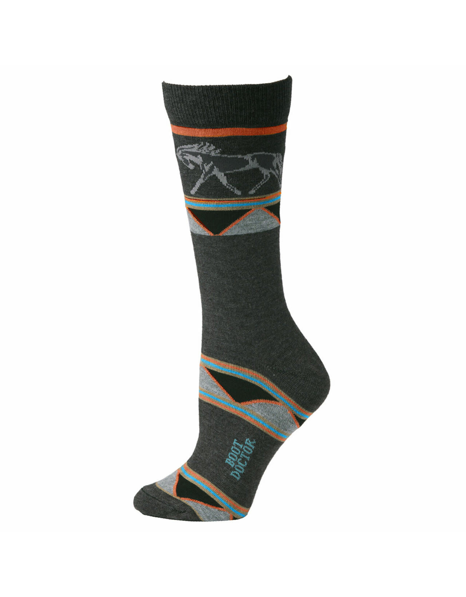 Boot Doctor Boot Doctor Orange/Teal 0417506 Boot Socks Sz. 6-9