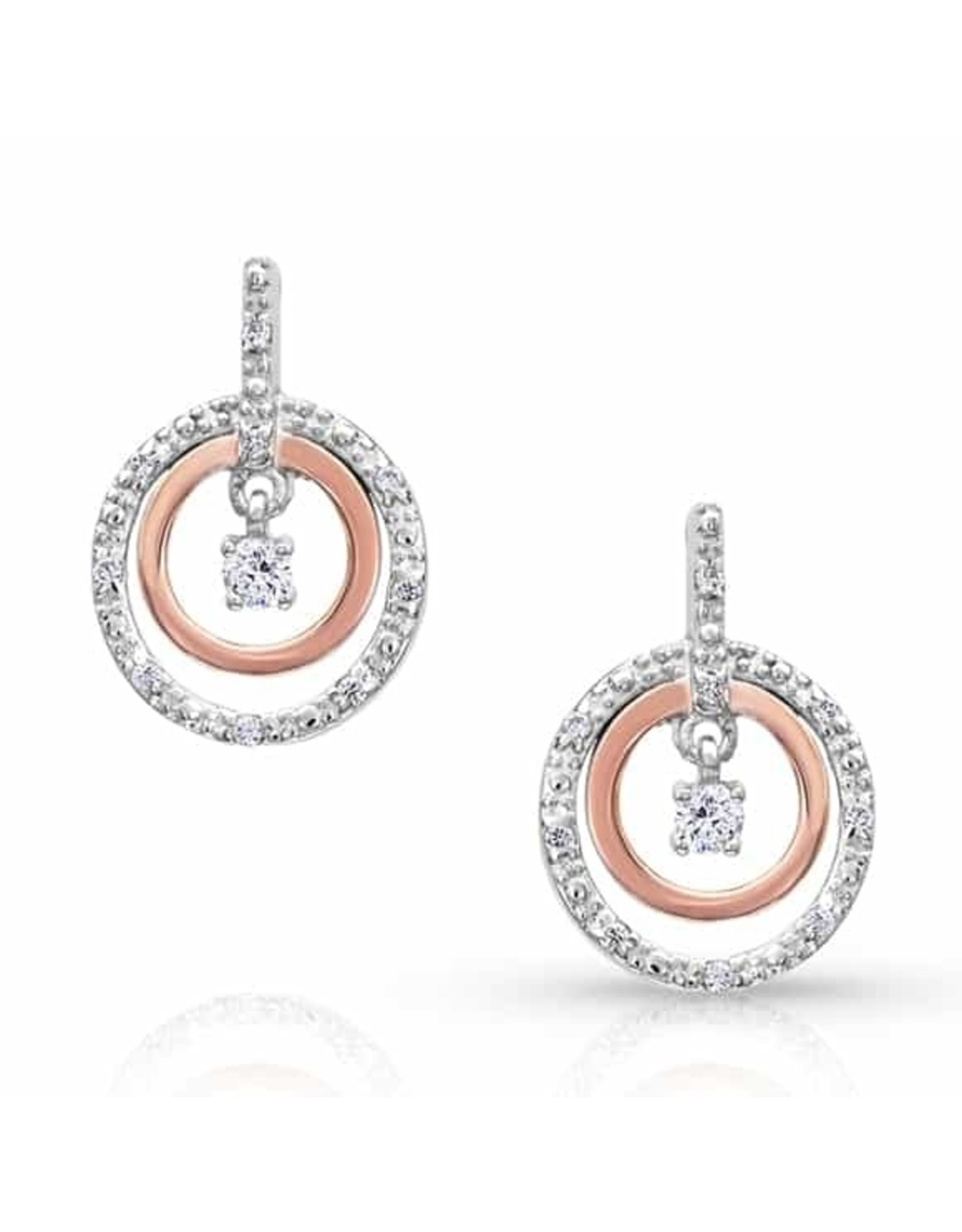 Montana Silversmiths Montana Silversmith Ring Around the Rose ER4195RG Earrings