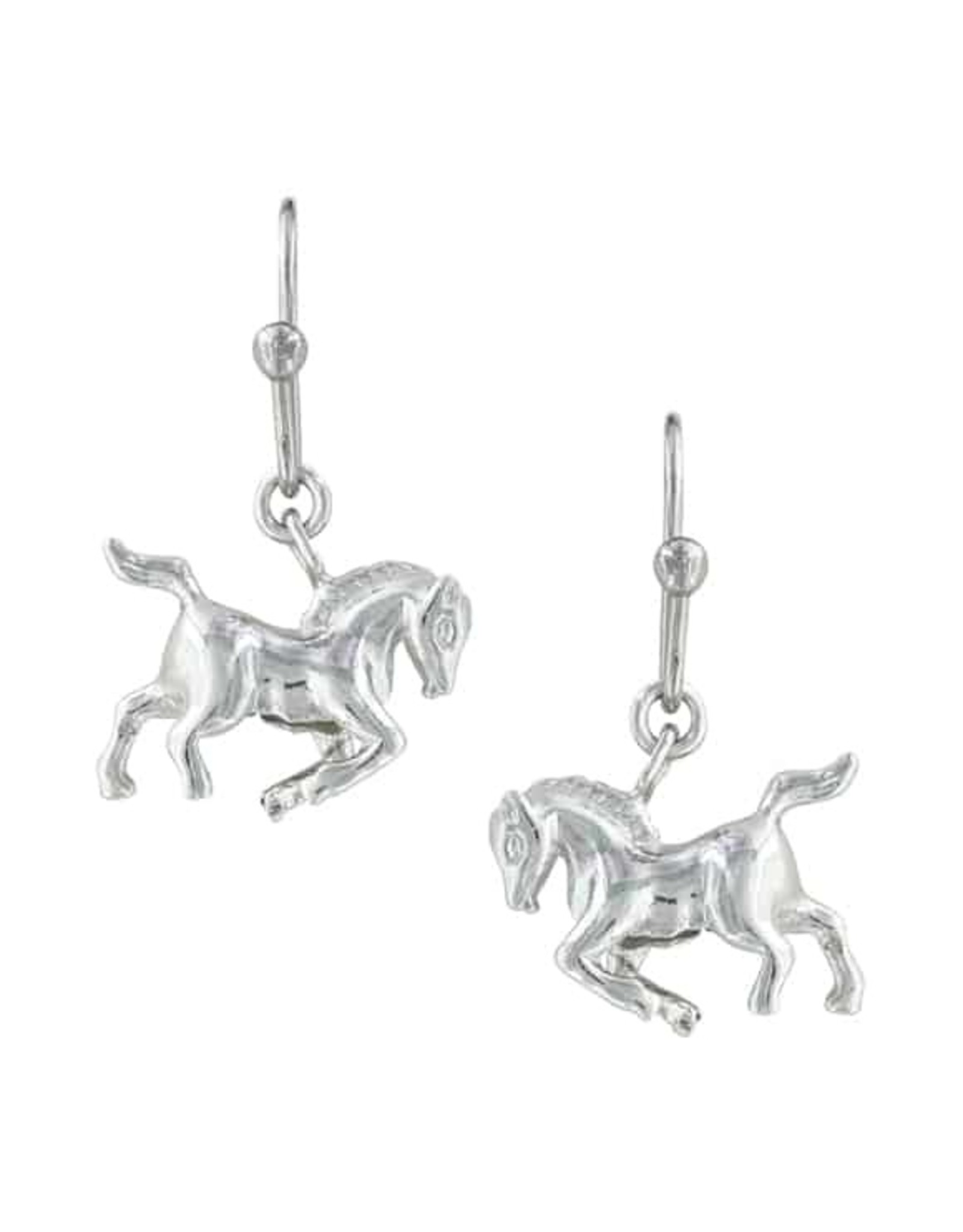 Montana Silversmiths Montana Silversmith Cowboy Way Horse ER3381 Earrings
