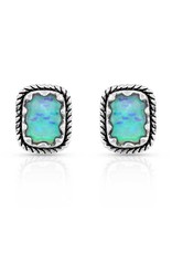 Montana Silversmiths Montana Silversmith Emerald Pools Opal ER5122 Earrings
