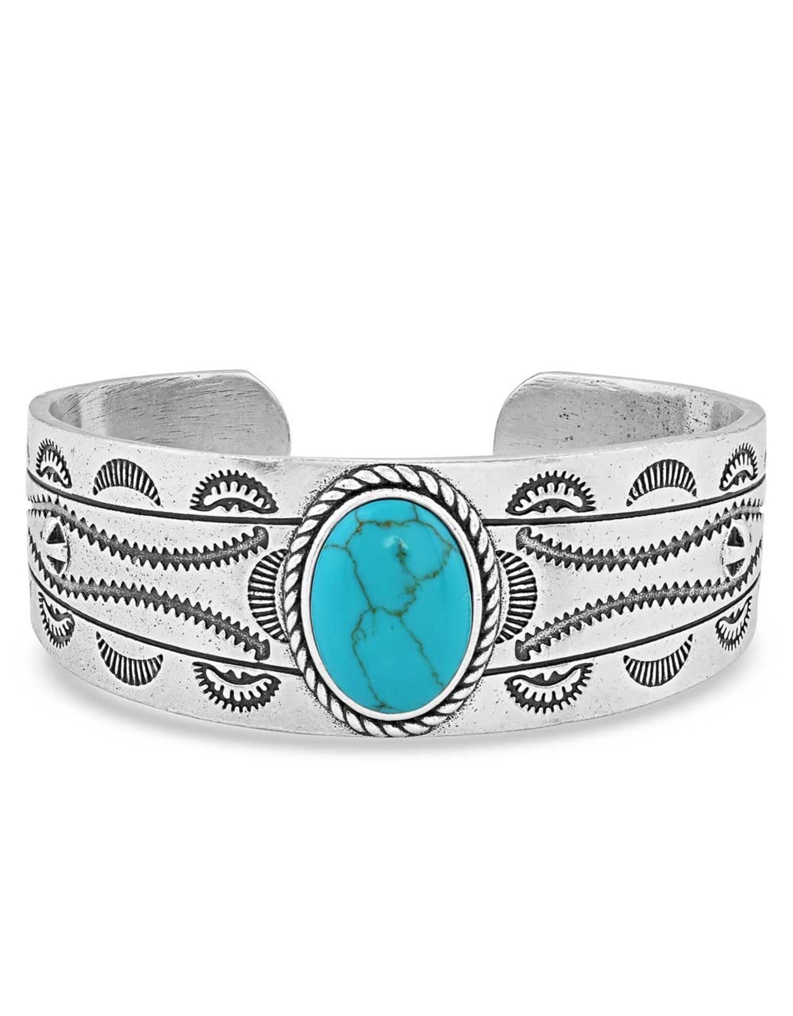 Montana Silversmiths Montana Silversmith Into the Blue Turquoise BC5126 Cuff Bracelet