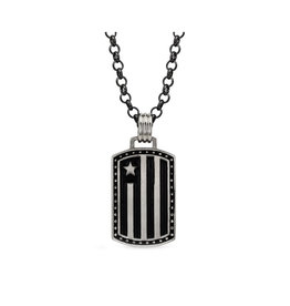 Montana Silversmith Kristy Titus Stainless Independence Day KTNC4284 Dogtag Necklace