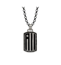 Montana Silversmiths Montana Silversmith Kristy Titus Stainless Independence Day KTNC4284 Dogtag Necklace