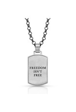 Montana Silversmiths Montana Silversmith Kristy Titus Stainless Independence Day KTNC4284 Dogtag Necklace