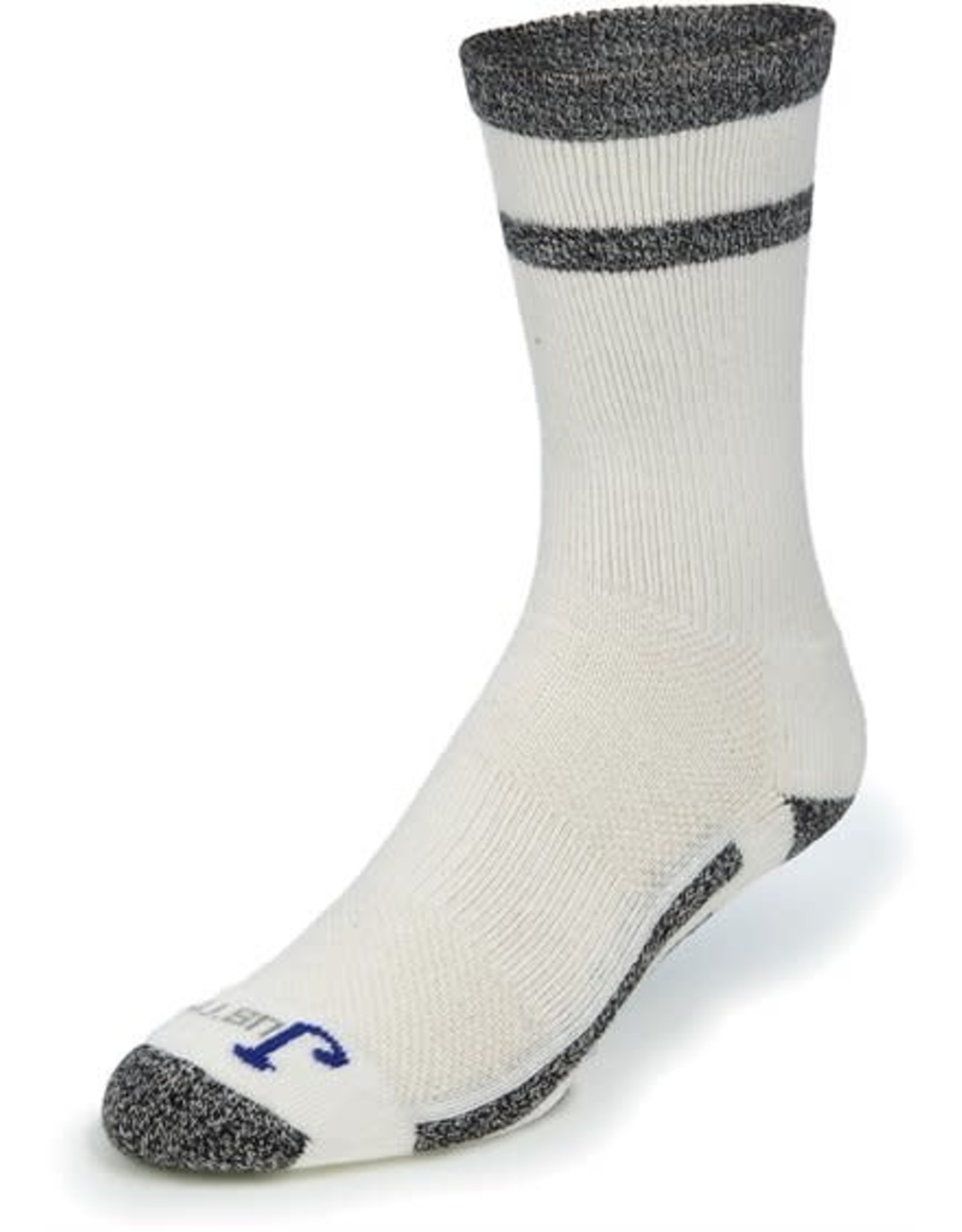 Justin Mens Just Dry Socks 9587 White/Black