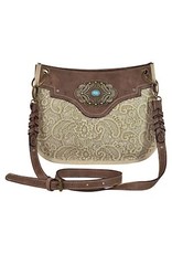 Justin Crossbody Lace Accents 2116599