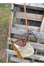 Chase Combs Leather Chase Combs Leather Hairon Fringe Crossbody Bag