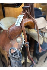 Chase Combs Leather Chase Combs Leather Scroll Buckle Slit Ear Headstall