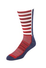 Cinch Cinch American Flag MXY6006032 Crew Socks Sz. Large
