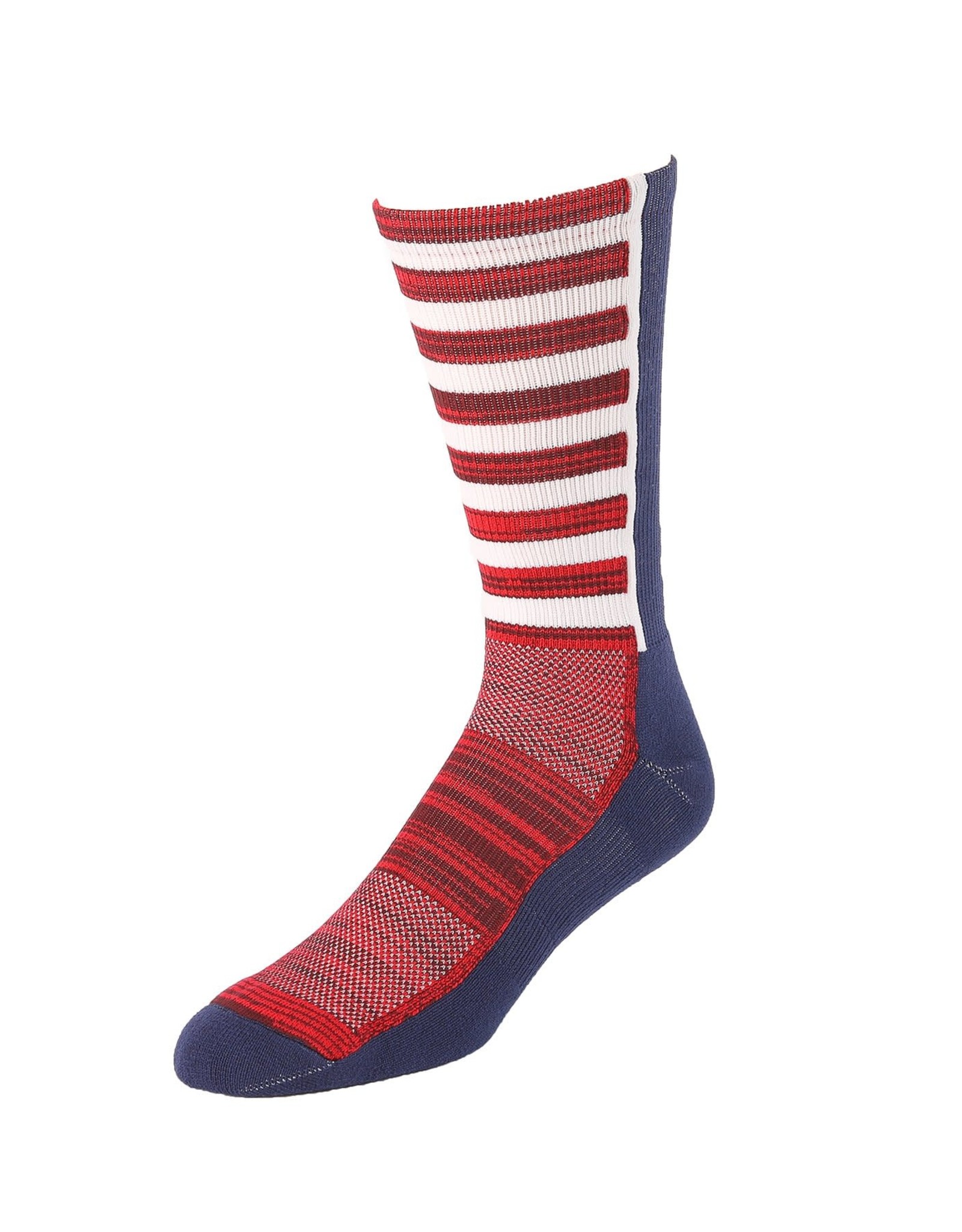 Cinch Cinch American Flag MXY6006032 Crew Socks Sz. Large