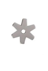 Weaver Weaver Stainless Steel Polished 6pt Spur Rowel 25-9031