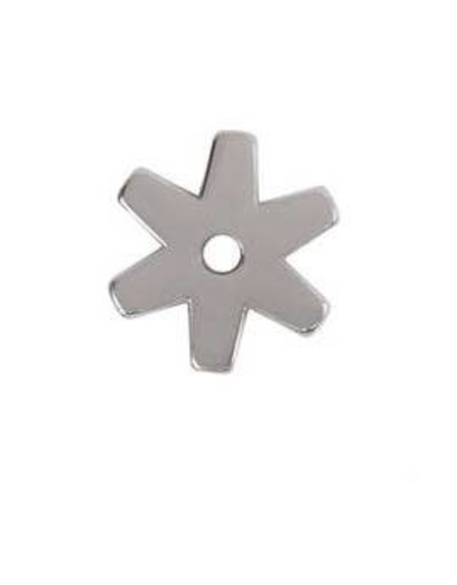 Weaver Weaver Stainless Steel Polished 6pt Spur Rowel 25-9031