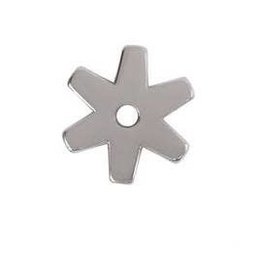 Weaver Weaver Stainless Steel Polished 6pt Spur Rowel 25-9031