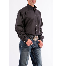 Cinch Men's Black Solid MT10320083 Long Sleeve Shirt