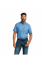 Ariat Ariat Men's VentTek Blue Southwestern Print 10039573 Short Sleeve Shirt