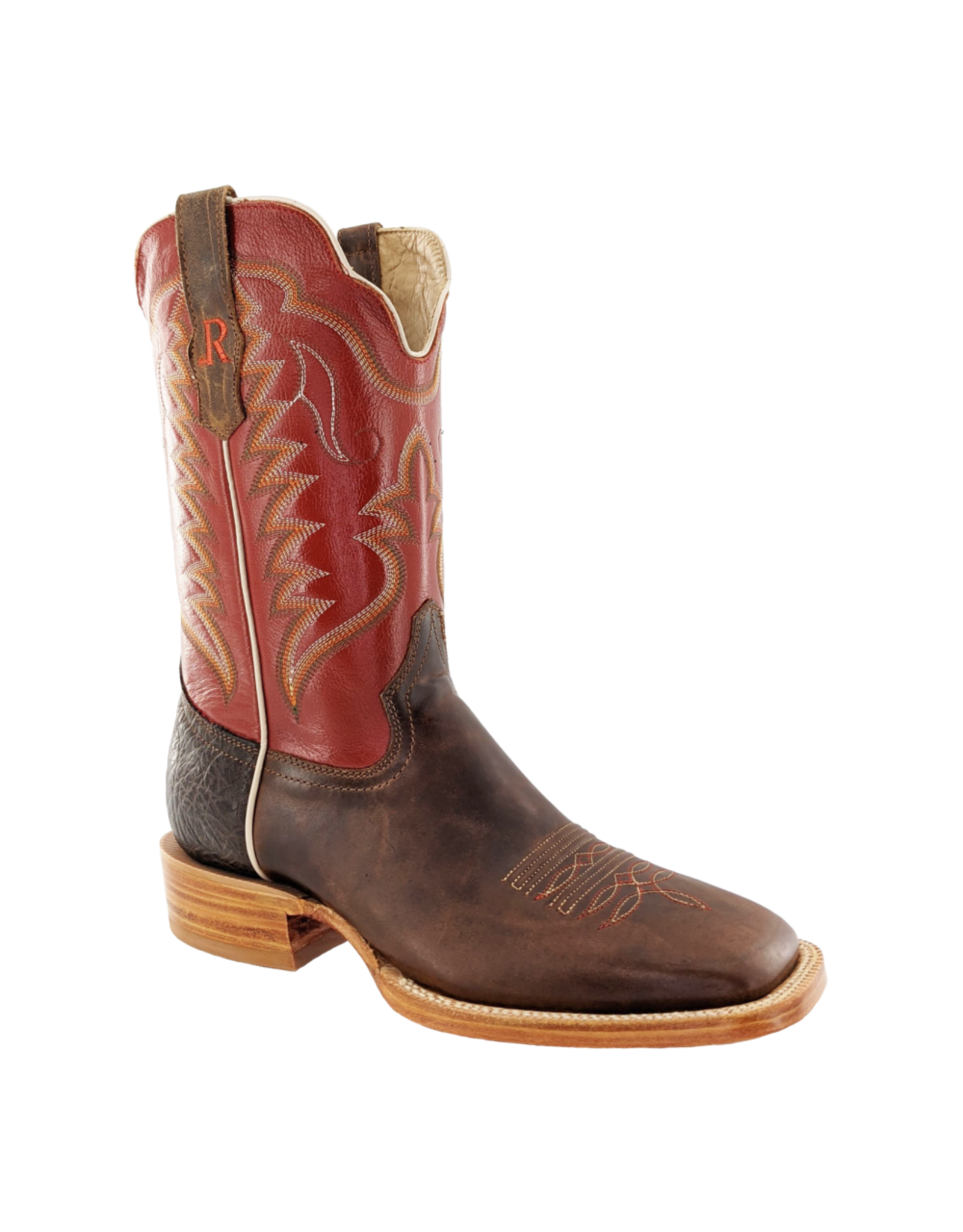 R Watson Men's Arizona Tan Cowhide RW8021-2 Western Boots