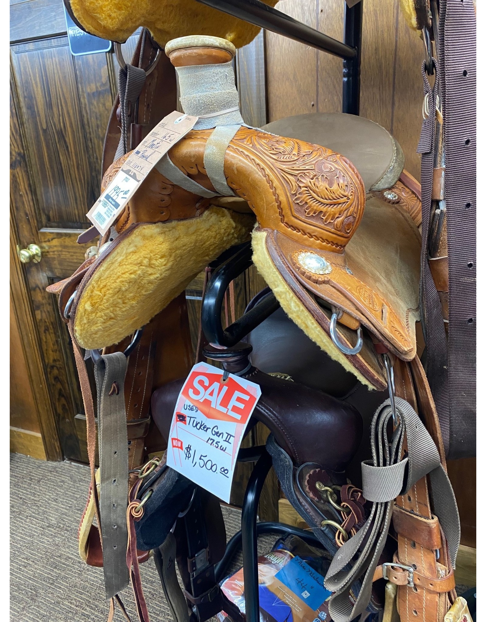 Preowned Martin Saddlery Ranch 110074 16.5" Seat, Wide Tree Saddle