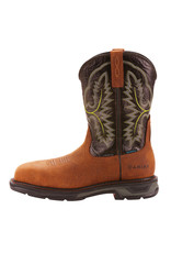 Ariat Men's Tumbled Bark/Dark Forest Workhog XT Waterproof Carbon Toe 10024966 Work Boots