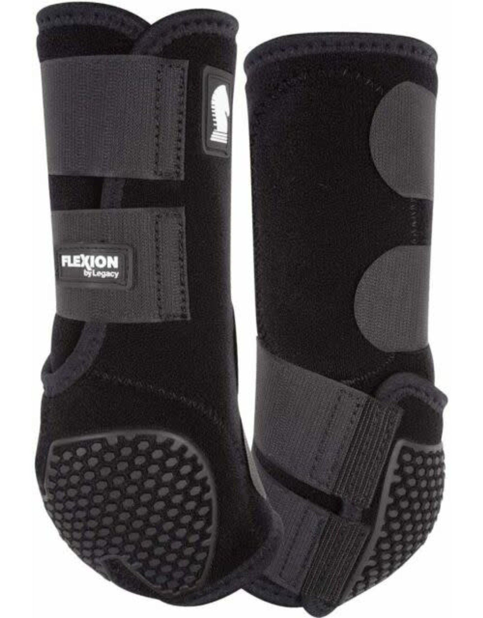 Classic Equine  Flexion Black Hind Boots FCLS202 Sz. Medium