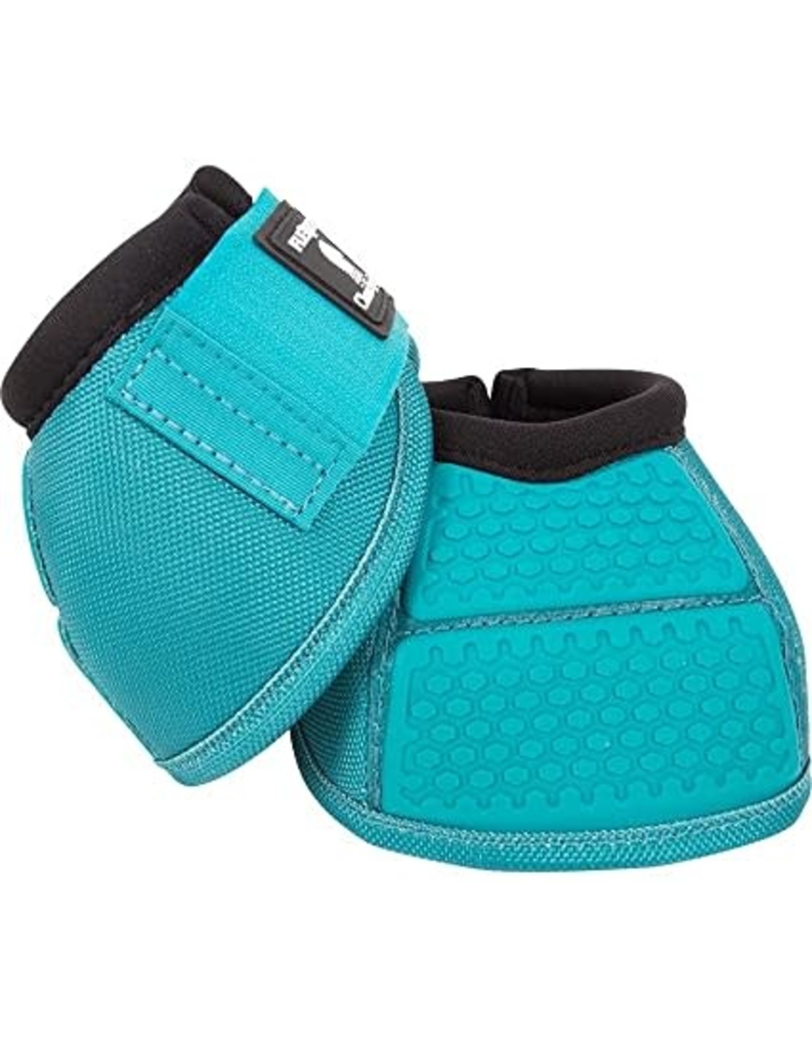 Classic Equine Flexion No-Turn CFN100AQM Aqua Bell Boots Sz. Medium
