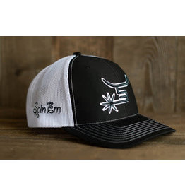 Spin Em Spin Em Legacy Grey/Black Trucker Cap