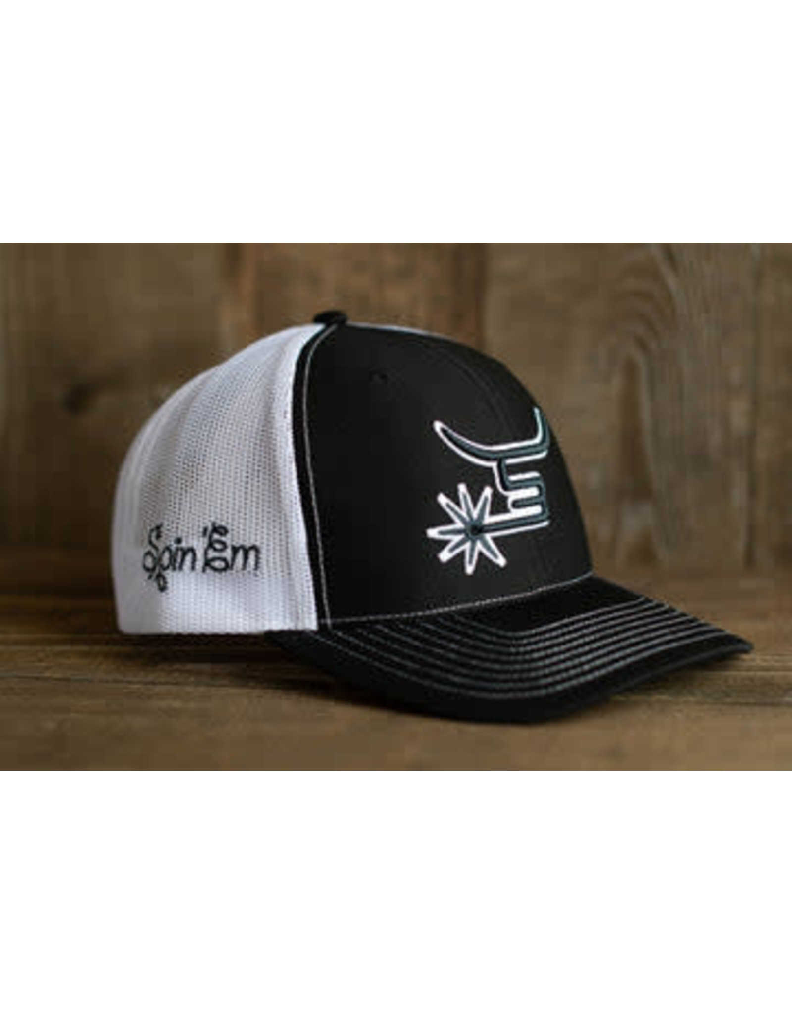 Spin Em Spin Em Legacy Grey/Black Trucker Cap