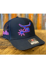 Spin Em Spin Em "Lambchop" Youth Royal/Pink/Navy Snapback Cap