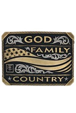 Attitude Jewelry Attitude Warrior God, Family, & Country A900WC Buckle